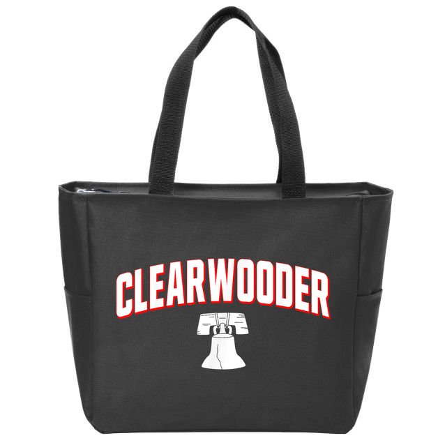 Clearwooder Philly Funny Baseball Tee Clearwater FL Spring Zip Tote Bag