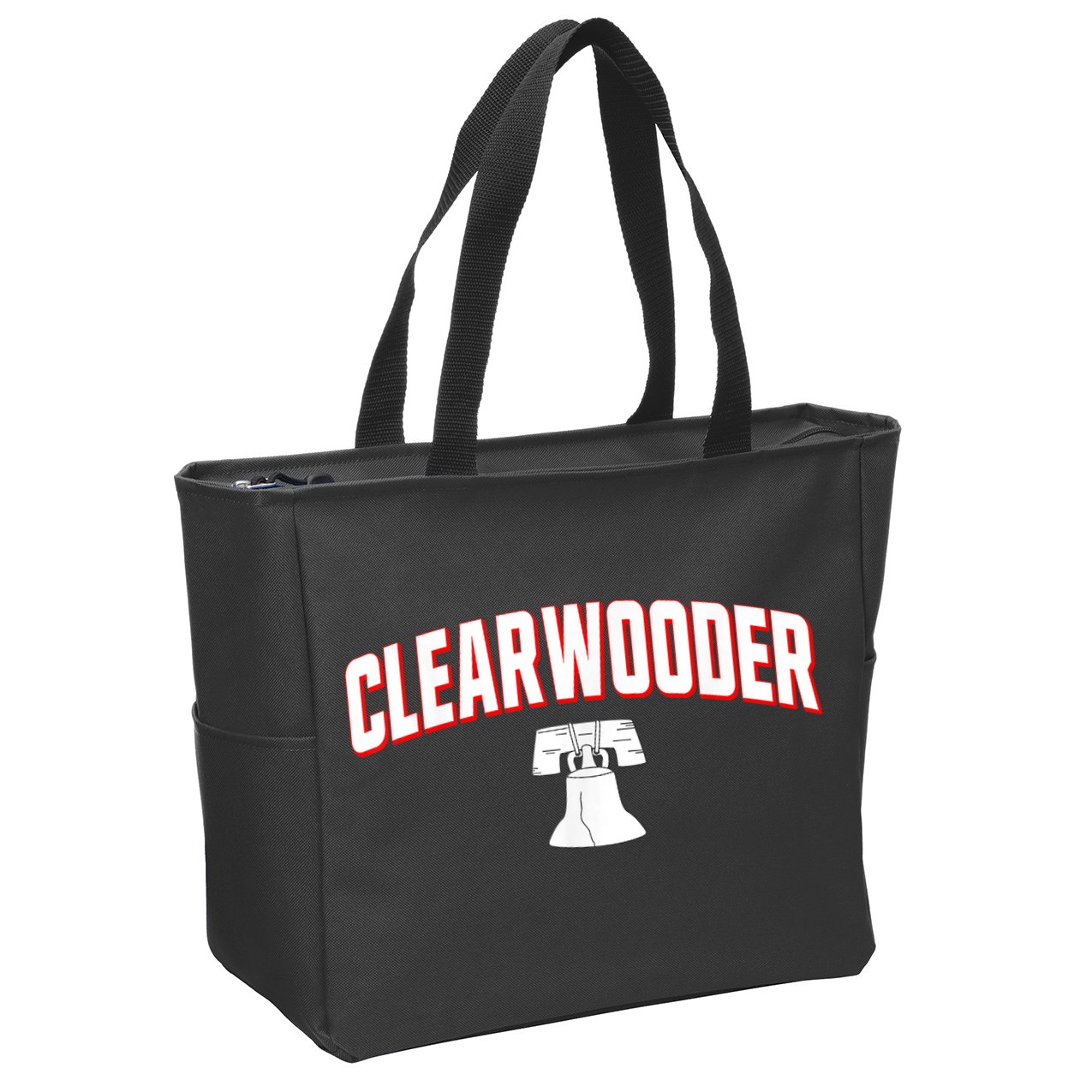 Clearwooder Philly Funny Baseball Tee Clearwater FL Spring Zip Tote Bag