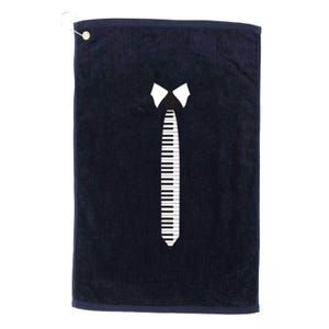 Cute Piano For Men Women Piano Tie Keyboard Player Musician Platinum Collection Golf Towel