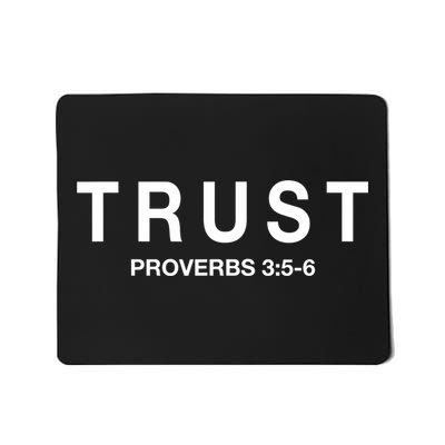 Cool Proverbs For Christians Proverbs 3:56 About Trust Mousepad