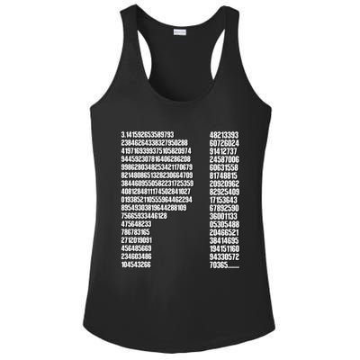 Cool Pi Filled Pi Day Math Lover Gift Ladies PosiCharge Competitor Racerback Tank