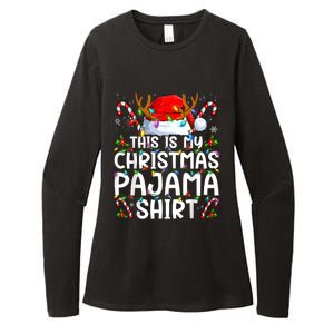 Christmas Pajama Funny Xmas Pjs Womens CVC Long Sleeve Shirt