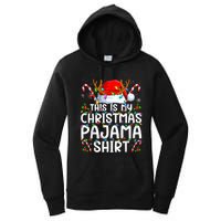 Christmas Pajama Funny Xmas Pjs Women's Pullover Hoodie