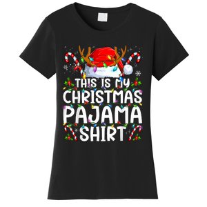 Christmas Pajama Funny Xmas Pjs Women's T-Shirt