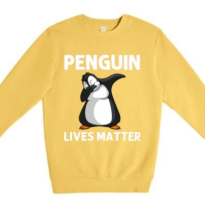 Cute Penguin For Zookeeper Penguin Lovers Dabbing Premium Crewneck Sweatshirt