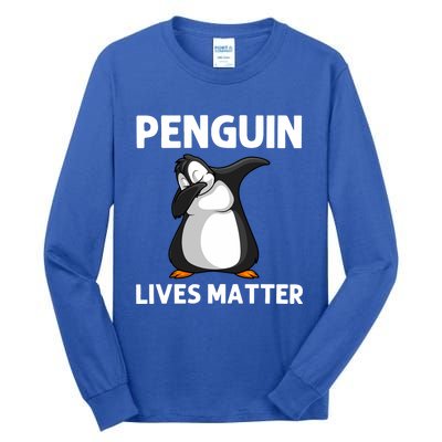 Cute Penguin For Zookeeper Penguin Lovers Dabbing Tall Long Sleeve T-Shirt