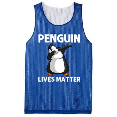 Cute Penguin For Zookeeper Penguin Lovers Dabbing Mesh Reversible Basketball Jersey Tank