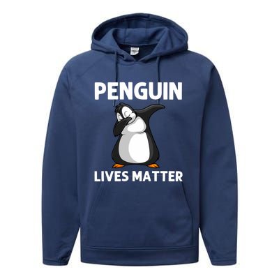 Cute Penguin For Zookeeper Penguin Lovers Dabbing Performance Fleece Hoodie