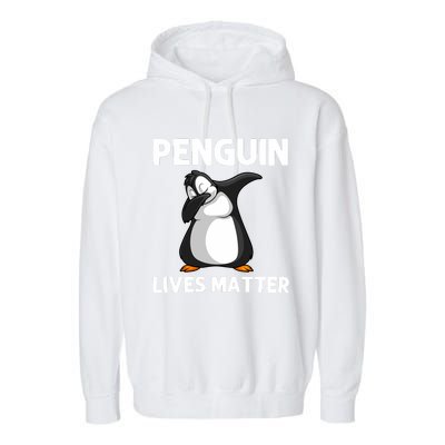 Cute Penguin For Zookeeper Penguin Lovers Dabbing Garment-Dyed Fleece Hoodie