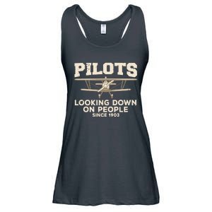 Cool Pilot For Men Women Aircraft Pilot Airplane Flying Ladies Essential Flowy Tank