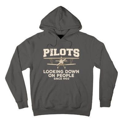 Cool Pilot For Men Women Aircraft Pilot Airplane Flying Tall Hoodie