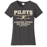 Cool Pilot For Men Women Aircraft Pilot Airplane Flying Women's T-Shirt