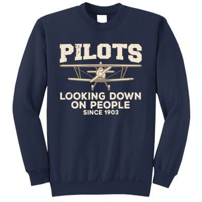 Cool Pilot For Men Women Aircraft Pilot Airplane Flying Sweatshirt