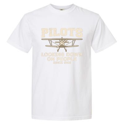 Cool Pilot For Men Women Aircraft Pilot Airplane Flying Garment-Dyed Heavyweight T-Shirt