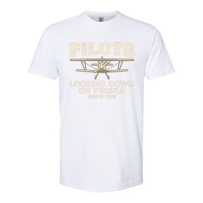 Cool Pilot For Men Women Aircraft Pilot Airplane Flying Softstyle® CVC T-Shirt