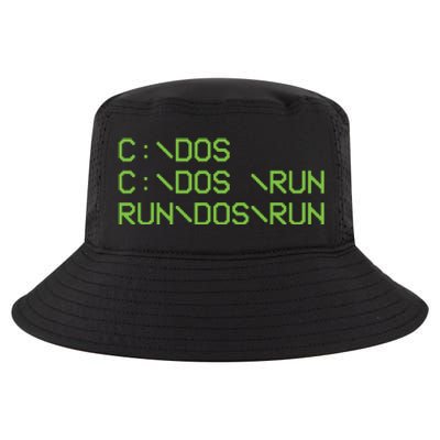 Computer Programmer Funny C Dos C Dos Run Run Dos Run Cool Comfort Performance Bucket Hat