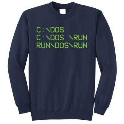 Computer Programmer Funny C Dos C Dos Run Run Dos Run Sweatshirt