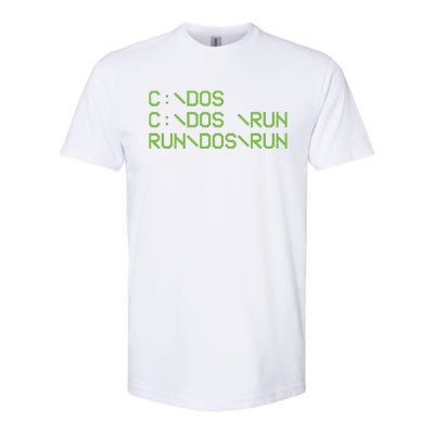 Computer Programmer Funny C Dos C Dos Run Run Dos Run Softstyle® CVC T-Shirt