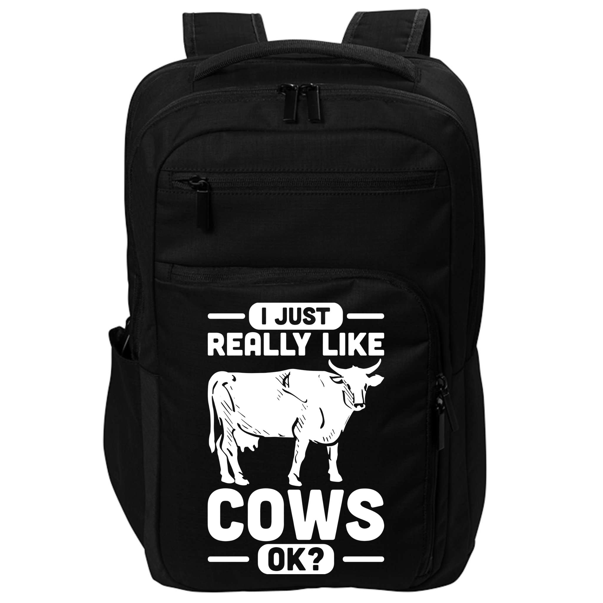 Cow Pet Farm Animal Cows Impact Tech Backpack