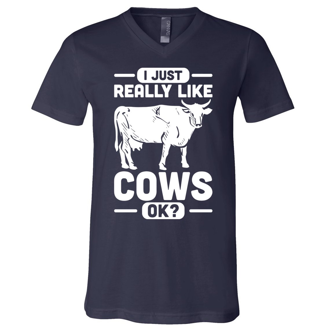 Cow Pet Farm Animal Cows V-Neck T-Shirt