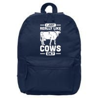 Cow Pet Farm Animal Cows 16 in Basic Backpack