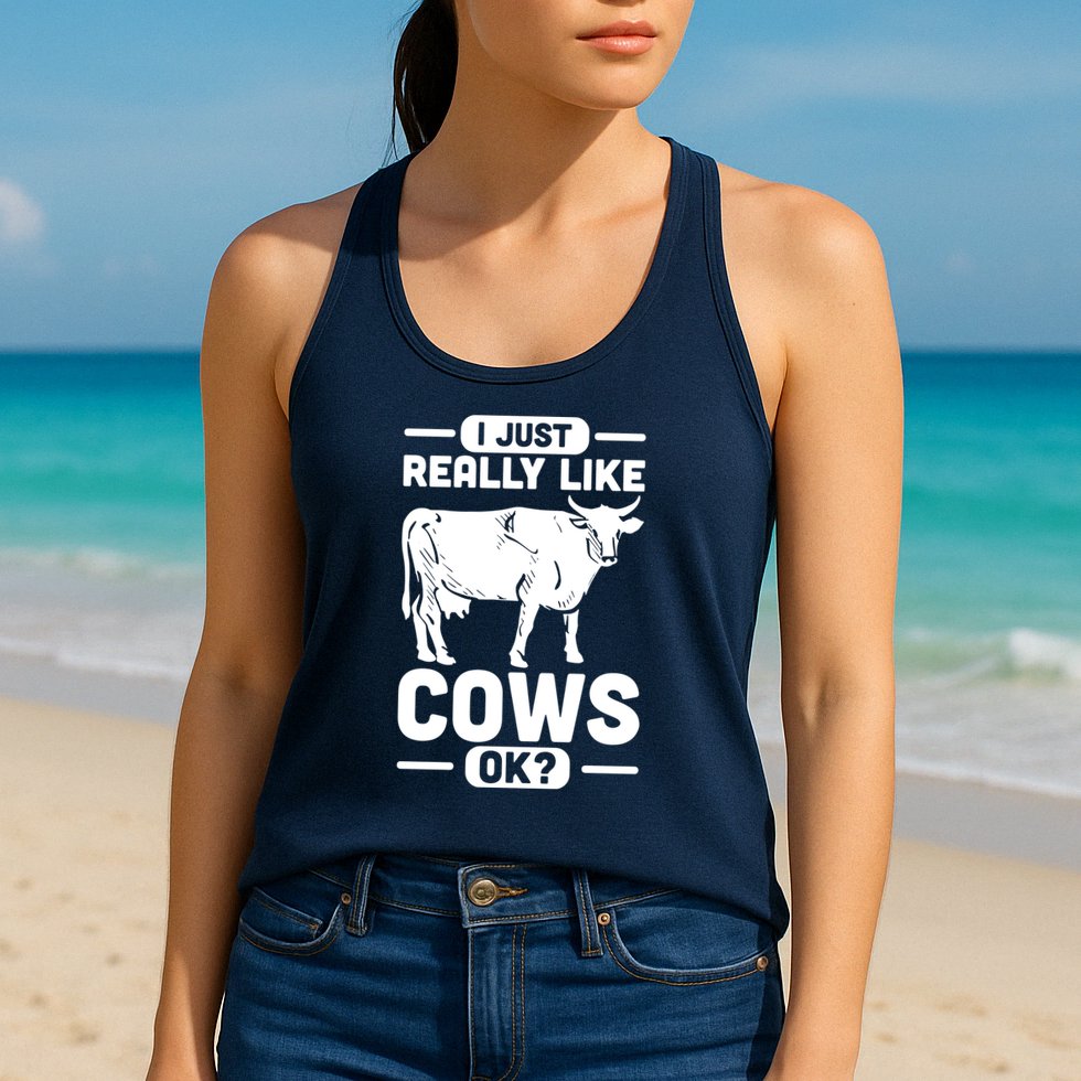 Cow Pet Farm Animal Cows Womens Tank Top