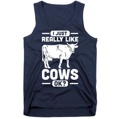 Cow Pet Farm Animal Cows Tank Top