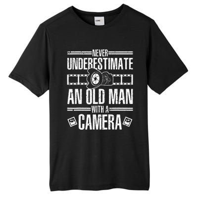 Cool Photography For Grandpa Photographer Camera Lover Tall Fusion ChromaSoft Performance T-Shirt