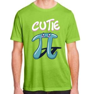 Cutie Pi Funny Nerd Gift For Math Geeks Pi Day Design Cool Gift Adult ChromaSoft Performance T-Shirt