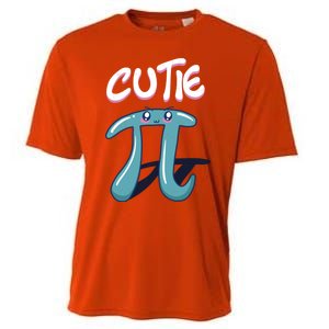 Cutie Pi Funny Nerd Gift For Math Geeks Pi Day Design Cool Gift Cooling Performance Crew T-Shirt