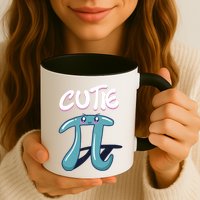 Cutie Pi Funny Nerd Gift For Math Geeks Pi Day Design Cool Gift Coffee Mug