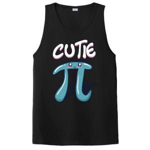 Cutie Pi Funny Nerd Gift For Math Geeks Pi Day Design Cool Gift PosiCharge Competitor Tank