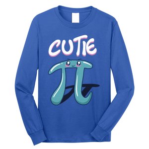 Cutie Pi Funny Nerd Gift For Math Geeks Pi Day Design Cool Gift Long Sleeve Shirt