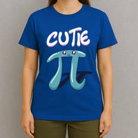Cutie Pi Funny Nerd Gift For Math Geeks Pi Day Design Cool Gift T-Shirt