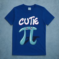 Cutie Pi Funny Nerd Gift For Math Geeks Pi Day Design Cool Gift T-Shirt