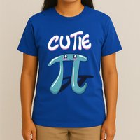 Cutie Pi Funny Nerd Gift For Math Geeks Pi Day Design Cool Gift T-Shirt