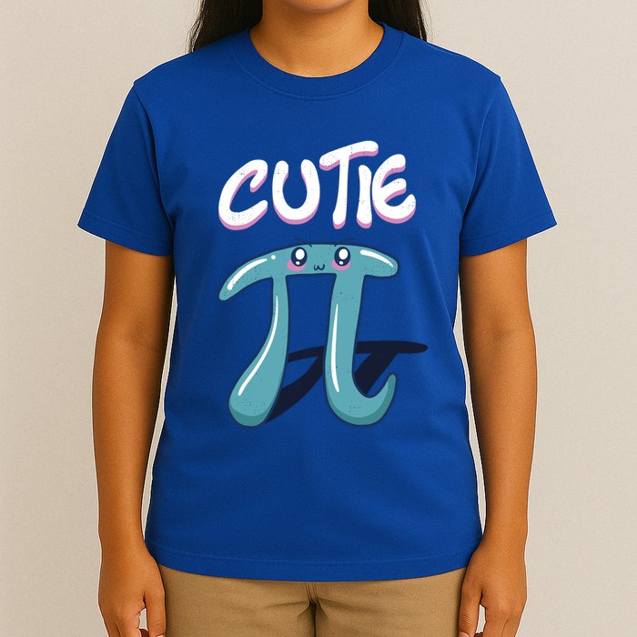 Cutie Pi Funny Nerd Gift For Math Geeks Pi Day Design Cool Gift T-Shirt