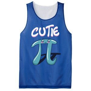 Cutie Pi Funny Nerd Gift For Math Geeks Pi Day Design Cool Gift Mesh Reversible Basketball Jersey Tank