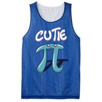 Cutie Pi Funny Nerd Gift For Math Geeks Pi Day Design Cool Gift Mesh Reversible Basketball Jersey Tank