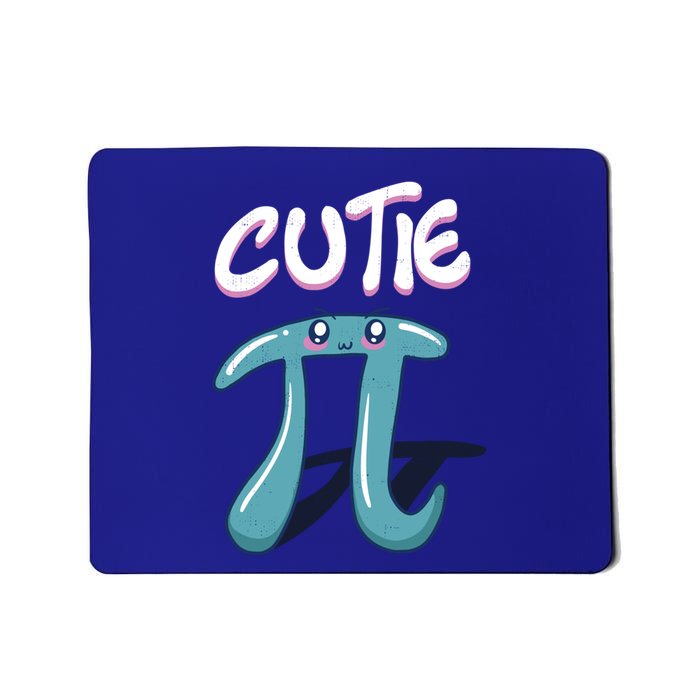 Cutie Pi Funny Nerd Gift For Math Geeks Pi Day Design Cool Gift Mousepad
