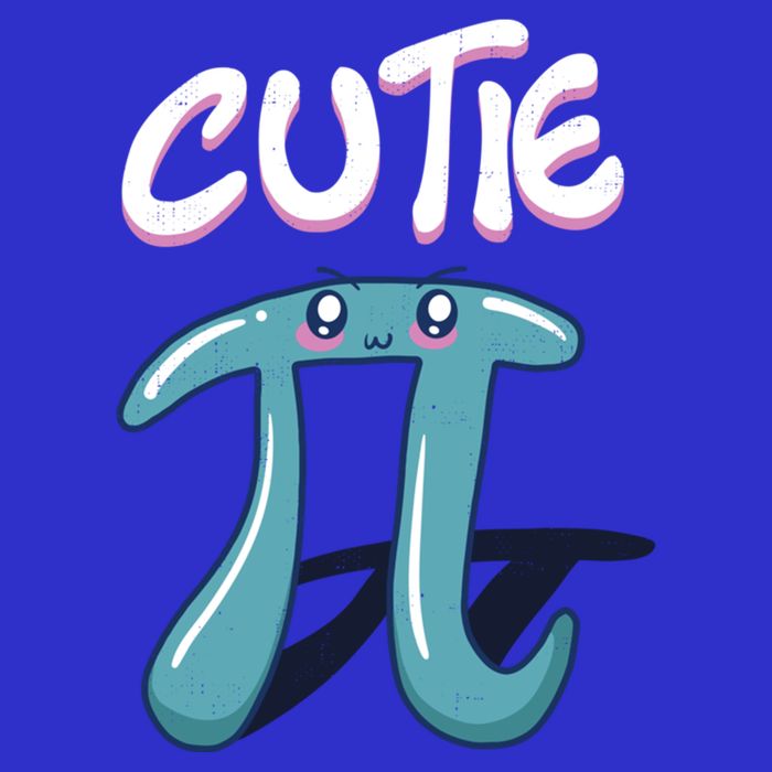 Cutie Pi Funny Nerd Gift For Math Geeks Pi Day Design Cool Gift Mousepad