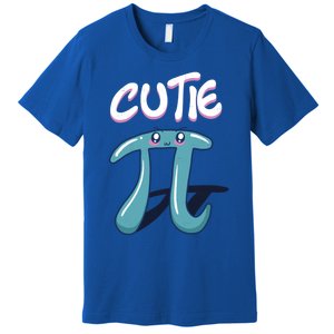 Cutie Pi Funny Nerd Gift For Math Geeks Pi Day Design Cool Gift Premium T-Shirt