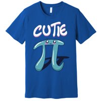 Cutie Pi Funny Nerd Gift For Math Geeks Pi Day Design Cool Gift Premium T-Shirt