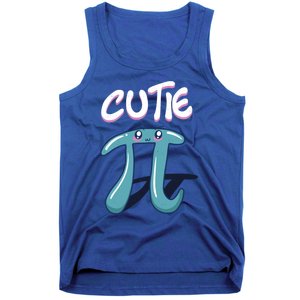 Cutie Pi Funny Nerd Gift For Math Geeks Pi Day Design Cool Gift Tank Top