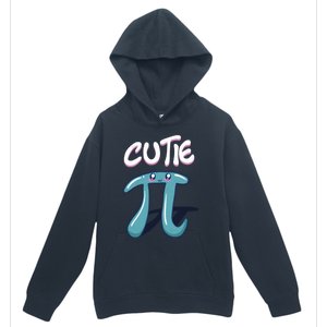 Cutie Pi Funny Nerd Gift For Math Geeks Pi Day Design Cool Gift Urban Pullover Hoodie