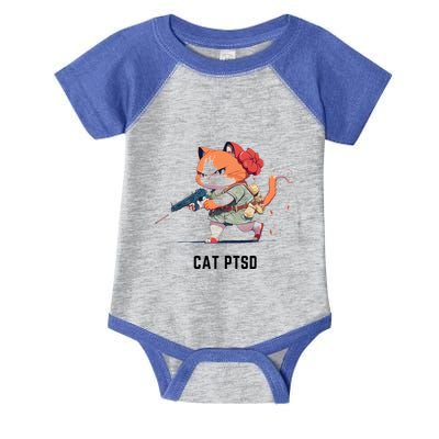 Cat Ptsd Funny Cat Ptsd Design Gift Infant Baby Jersey Bodysuit