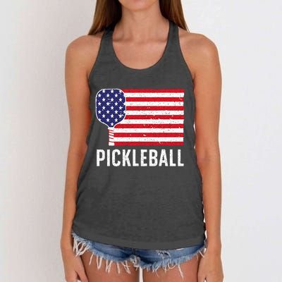 Cool Pickleball For Wo Paddle Sport Pickleball Lover Women's Knotted Racerback Tank