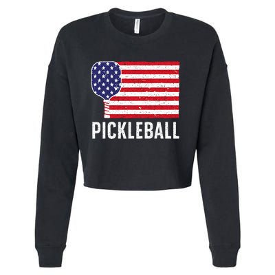 Cool Pickleball For Wo Paddle Sport Pickleball Lover Cropped Pullover Crew