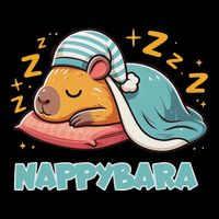 Capybara Pyjamas For Nap Napping Capybara Nappybara Drawstring Bag