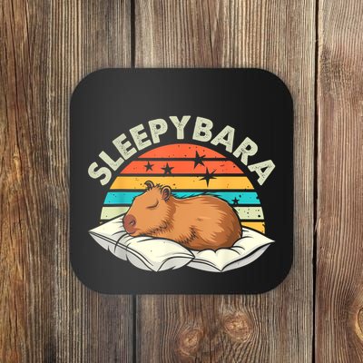Capybara Pajamas Funny Capybara Costume Coaster
